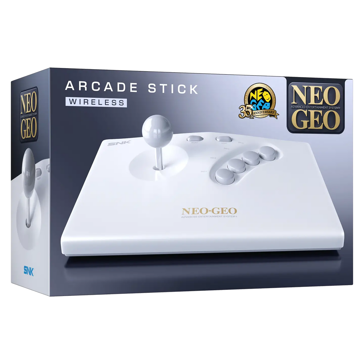 NEO GEO AES+ Arcade Stick (White) - Product Page – Plaion Replai US
